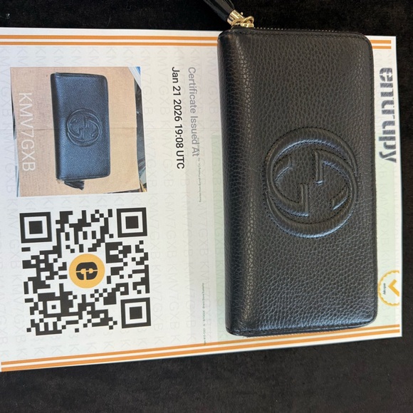 Gucci Black Leather Wallet - Picture 5 of 8